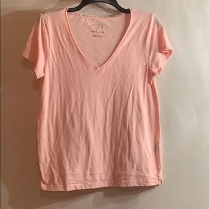 Peach v-neck